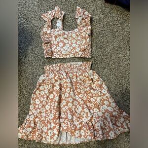 Girls skirt outfit sz 10-12
